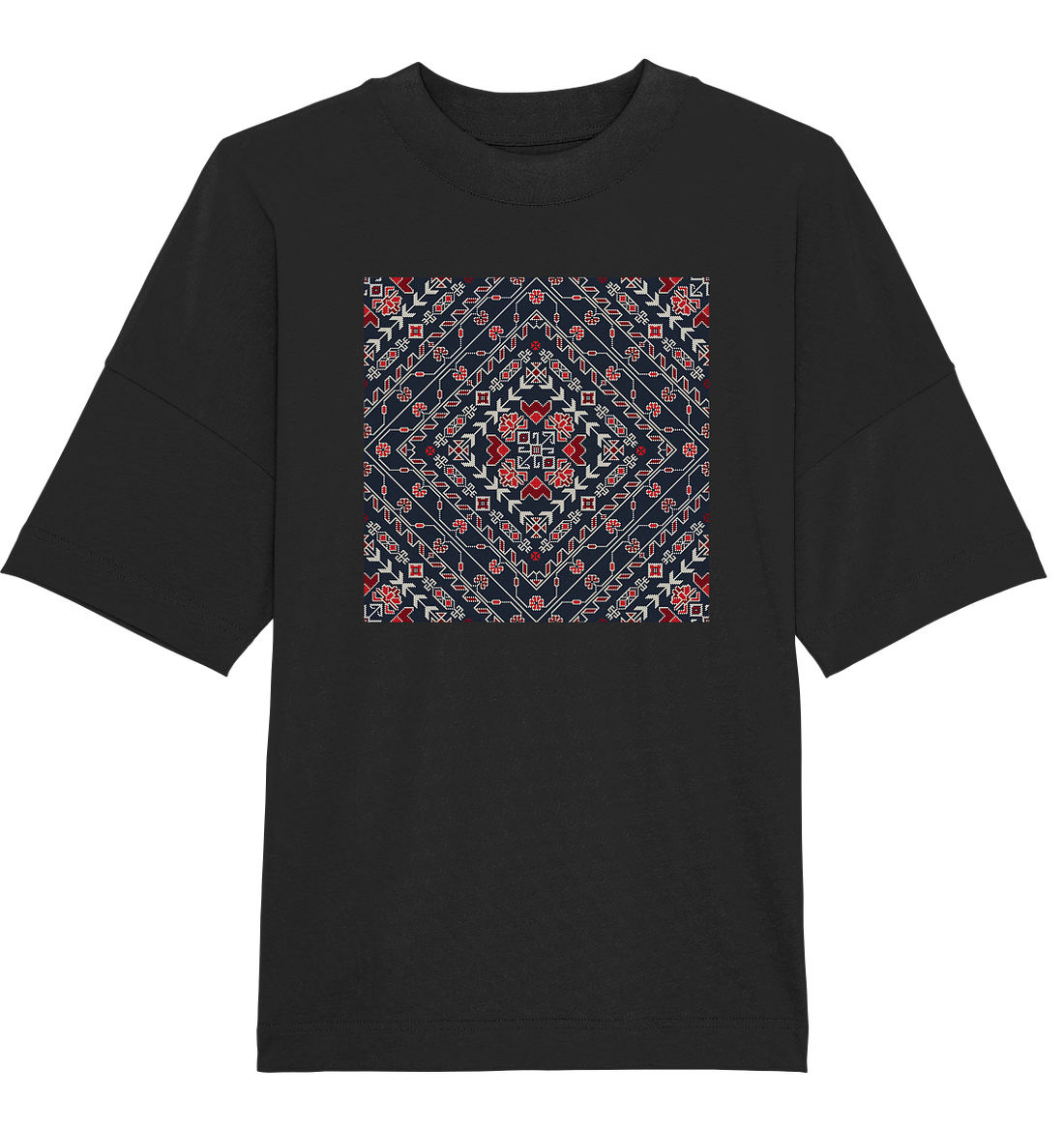 Georgian Embroidery - Oversized Unisex T-Shirt