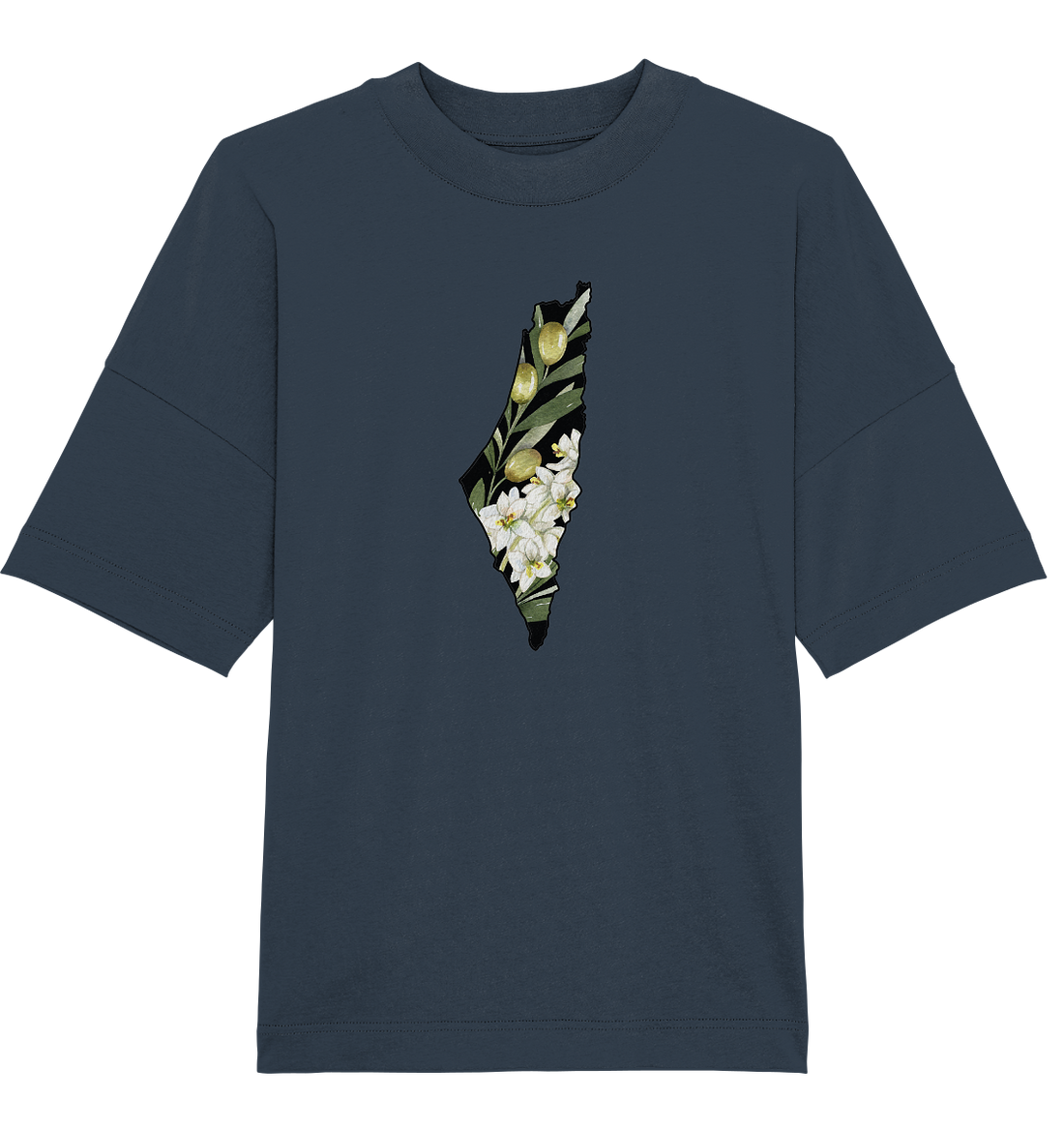 Palestine Olive flag - Organic Oversize Shirt