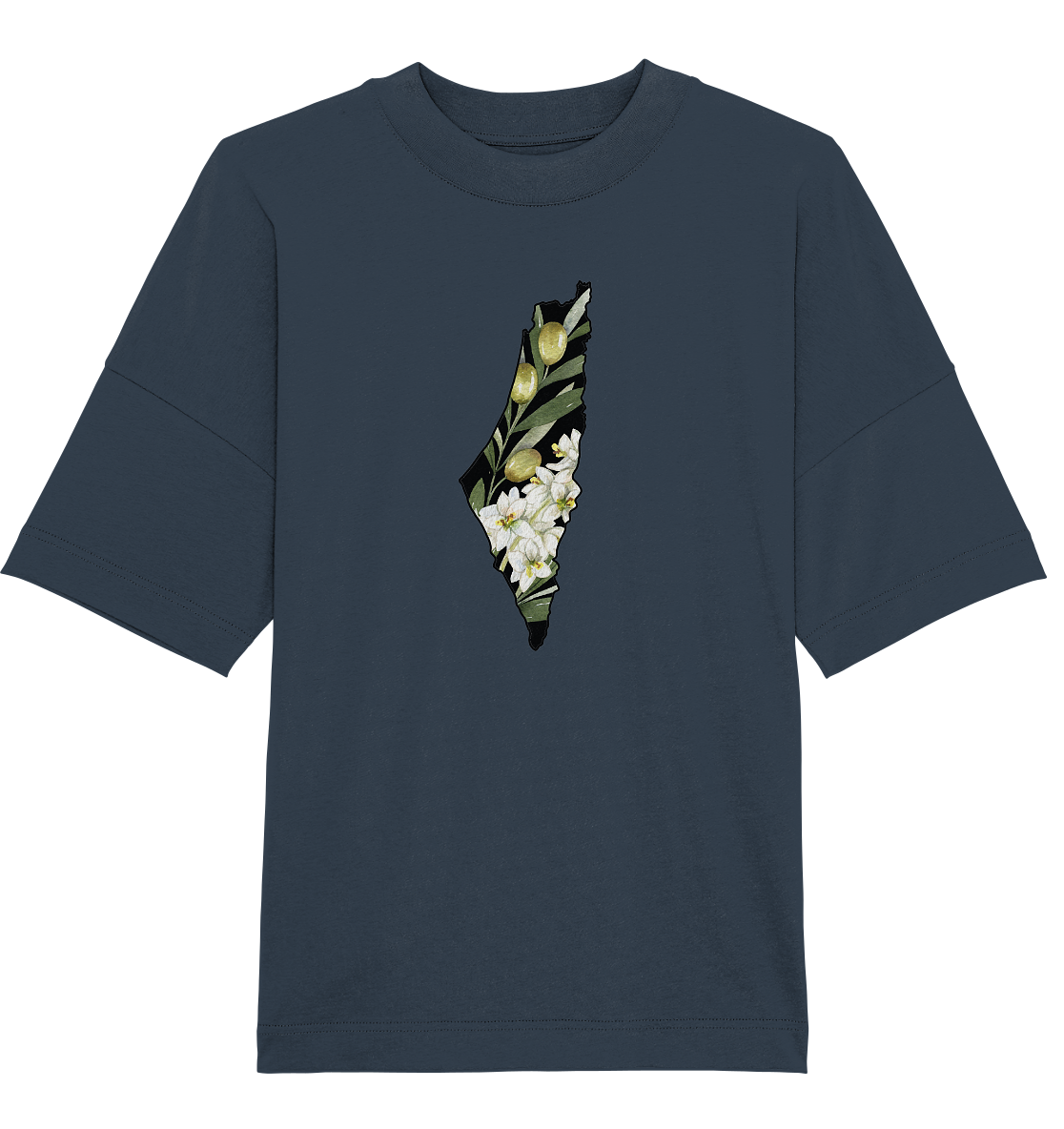 Palestine Olive flag - Organic Oversize Shirt