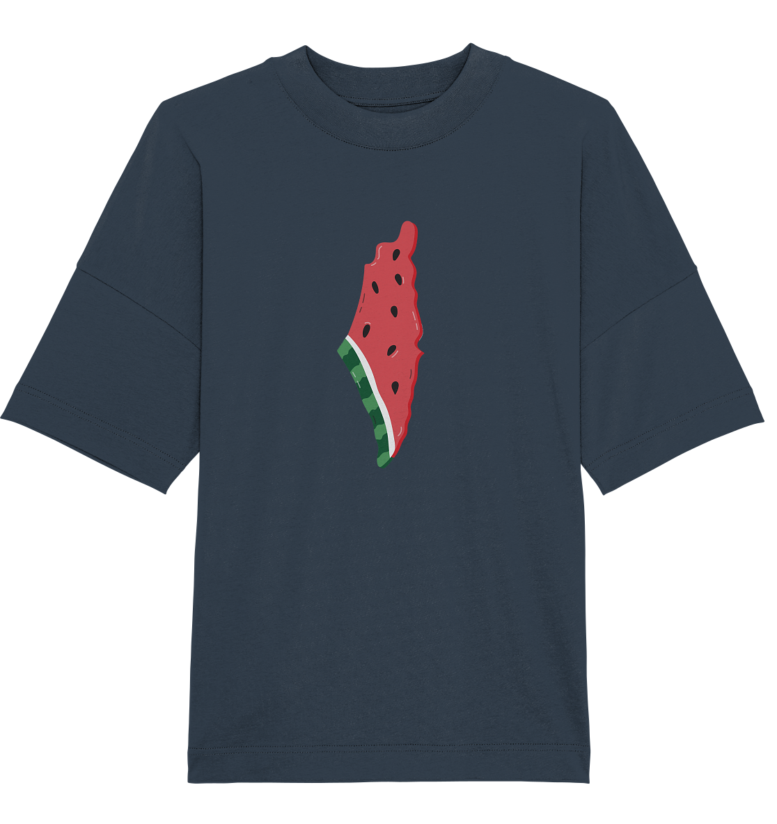 Palestine watermelon flag - Organic Oversize Shirt