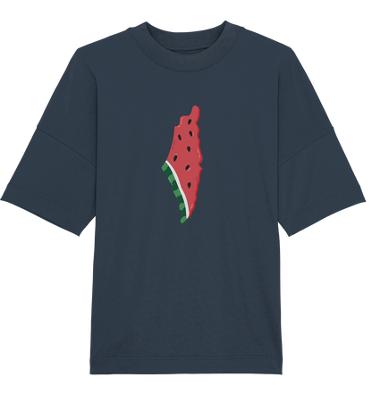 Palestine watermelon flag - Organic Oversize Shirt