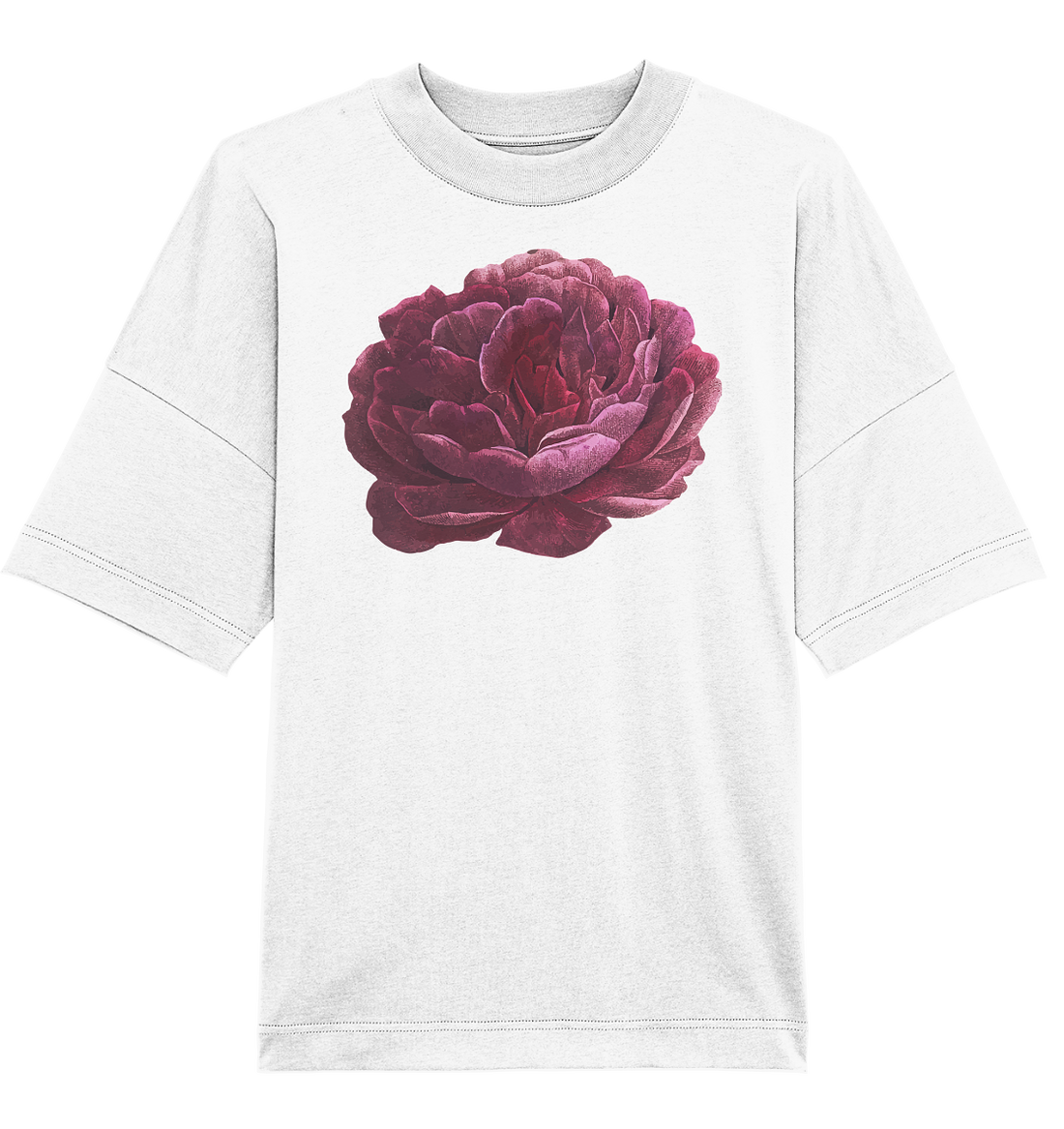 One Pink Flower - Oversized Unisex T-Shirt