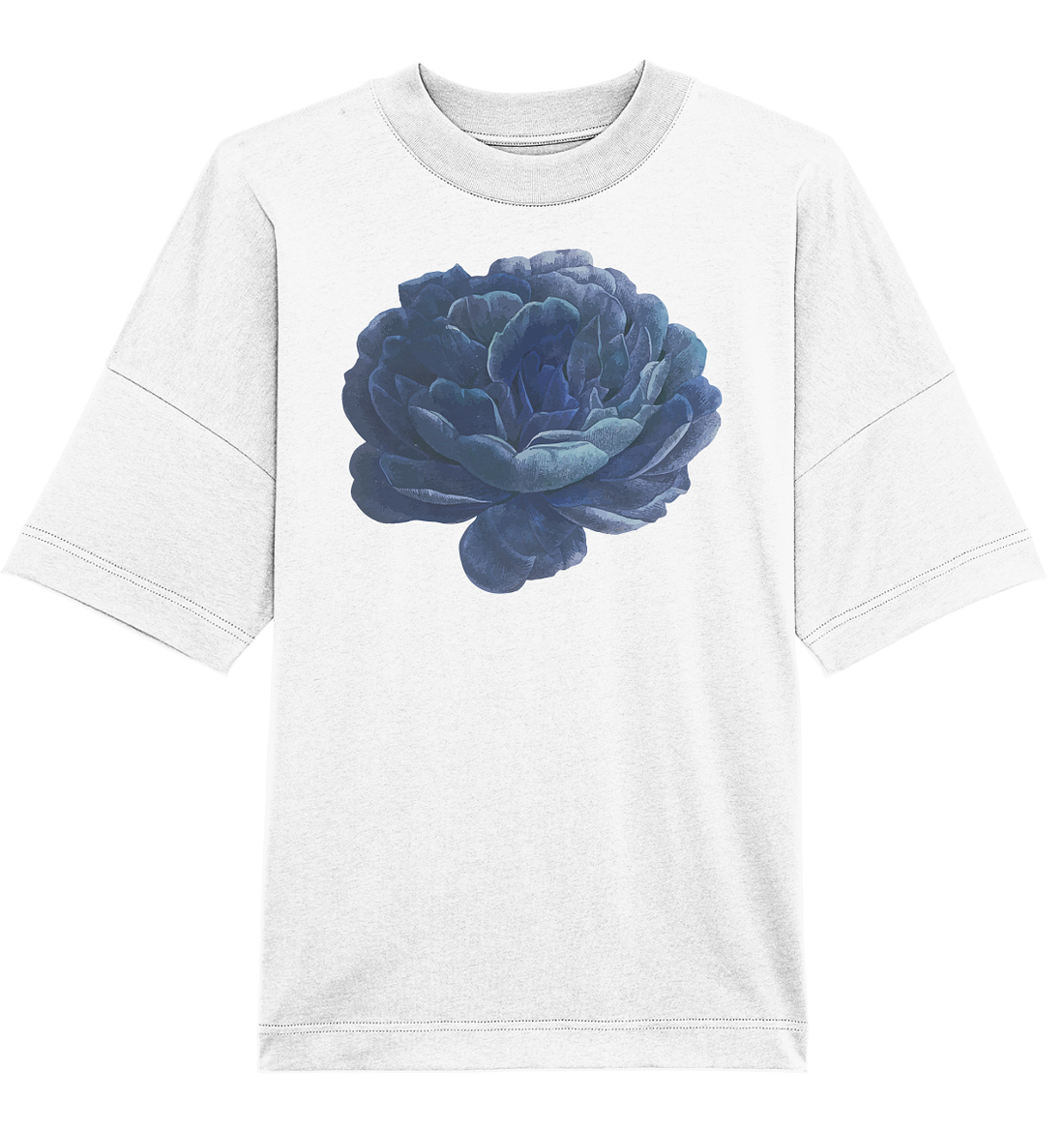 Blue Flower - Oversized Unisex T-Shirt