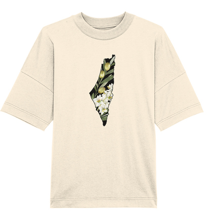 Palestine Olive flag - Organic Oversize Shirt