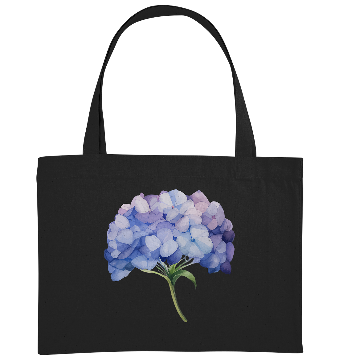 Blume Lila - Organic Shopping-Bag