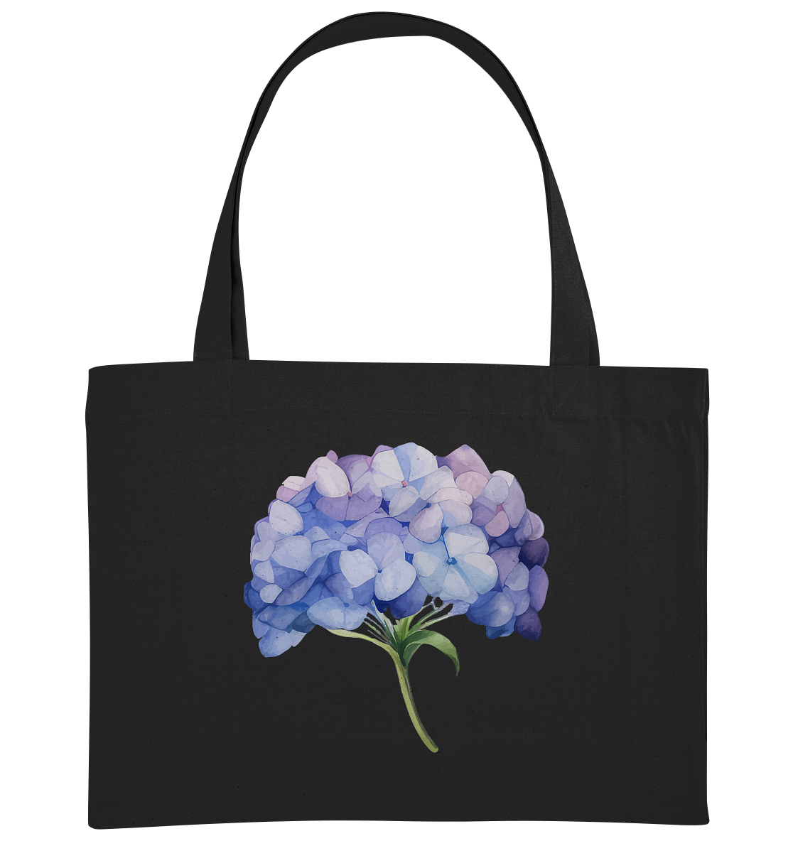 Blume Lila - Organic Shopping-Bag