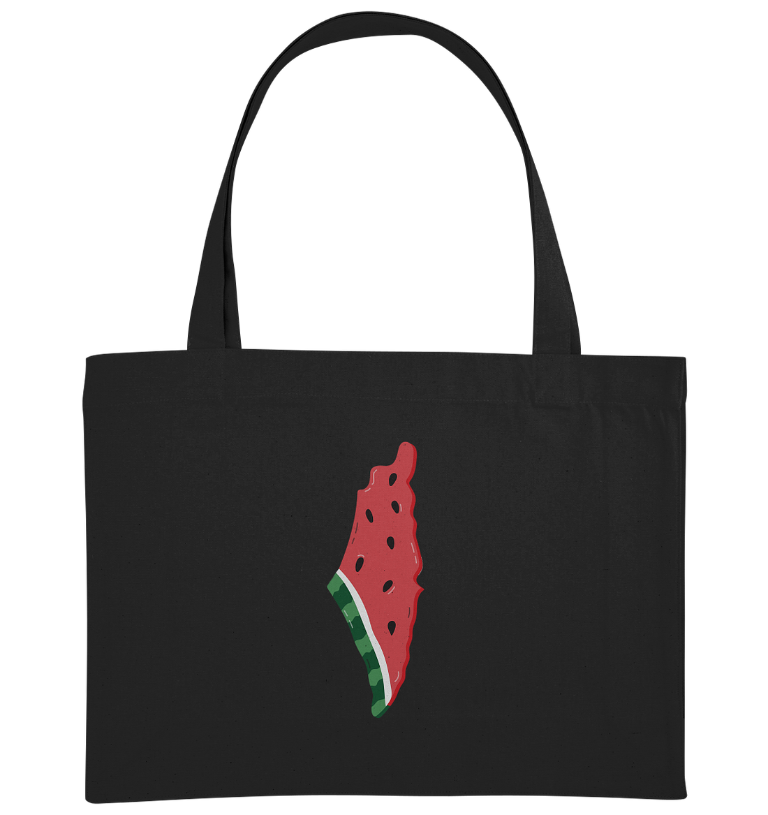 Palestine watermelon flag - Organic Shopping-Bag