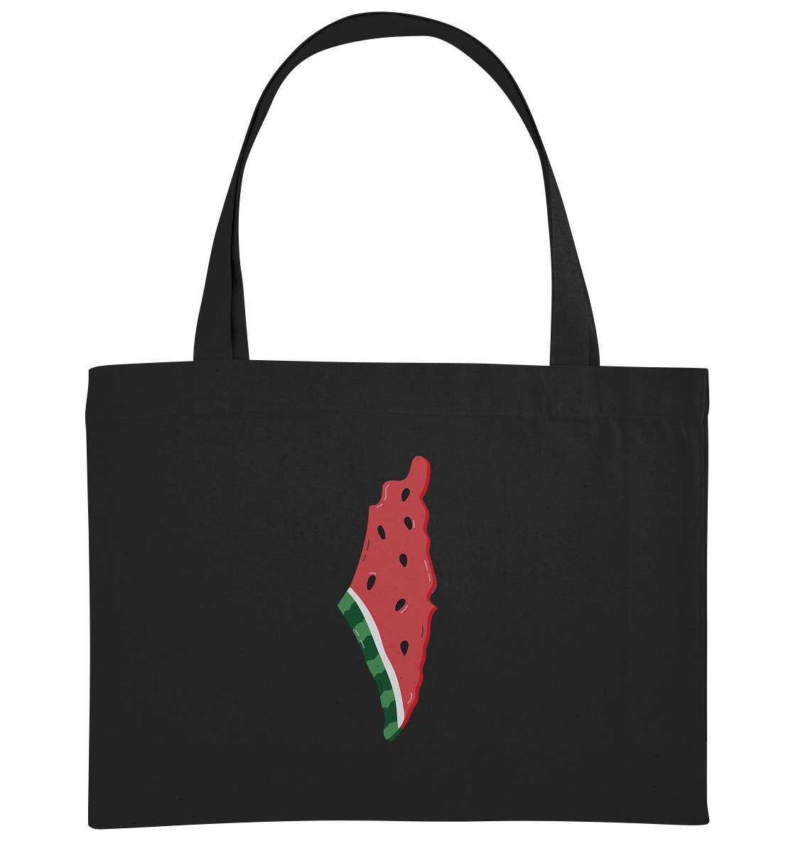 Palestine watermelon flag - Organic Shopping-Bag