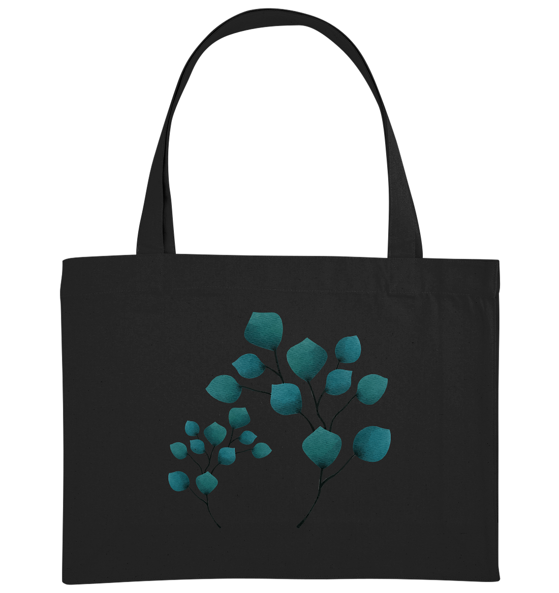 Petrol Flowers - Organic Shopping-Bag