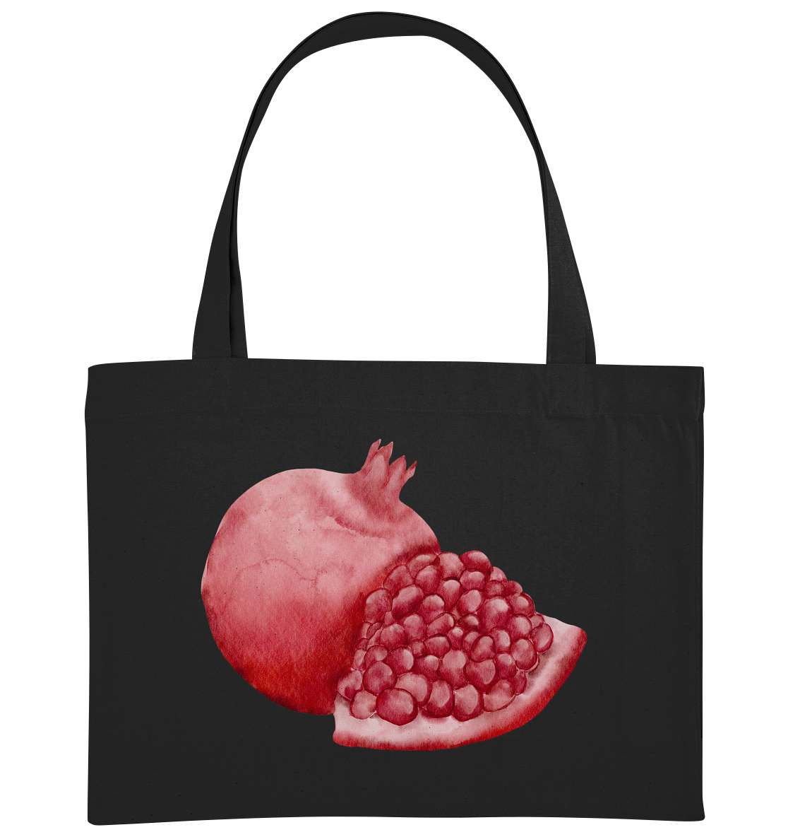 Pomegranate watercolor - Organic Shopping-Bag