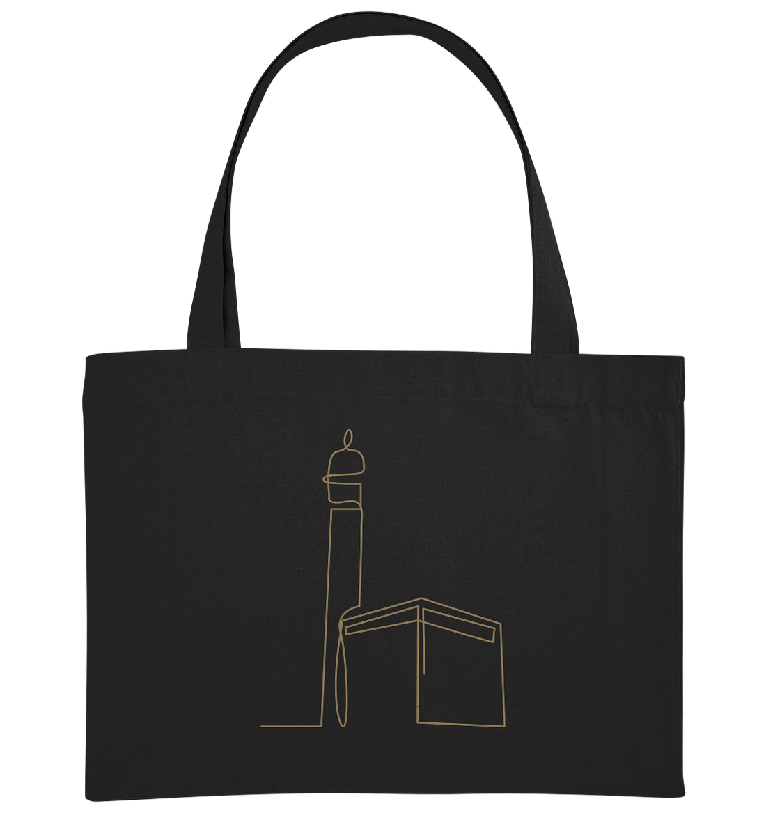 Minaret and Mecca Structure - Organic Shopping-Bag