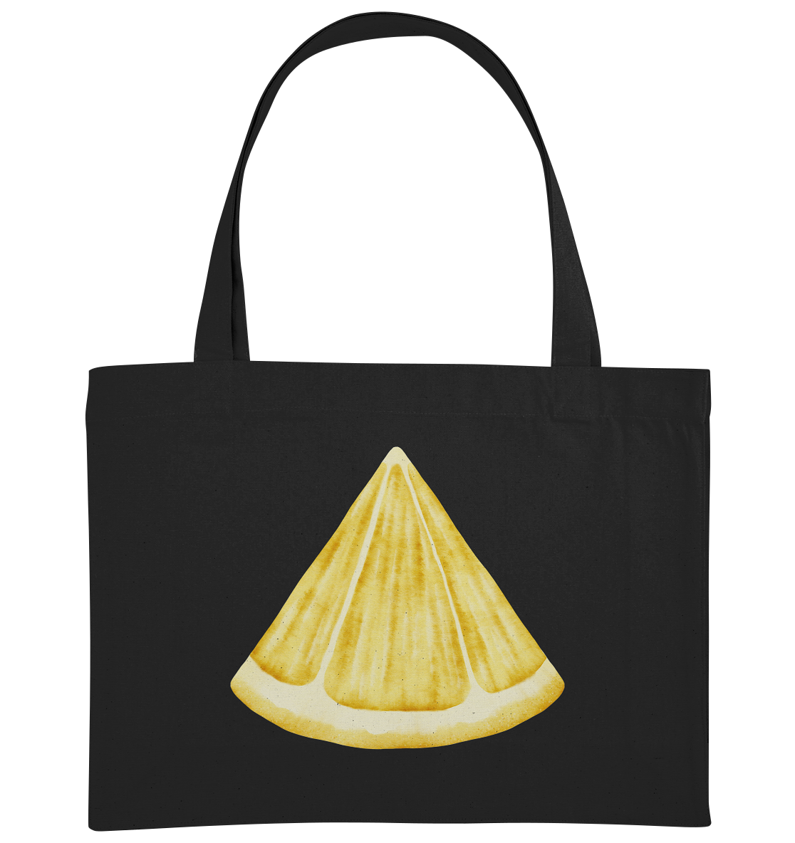 Lemon Slice Watercolor - Organic Shopping-Bag