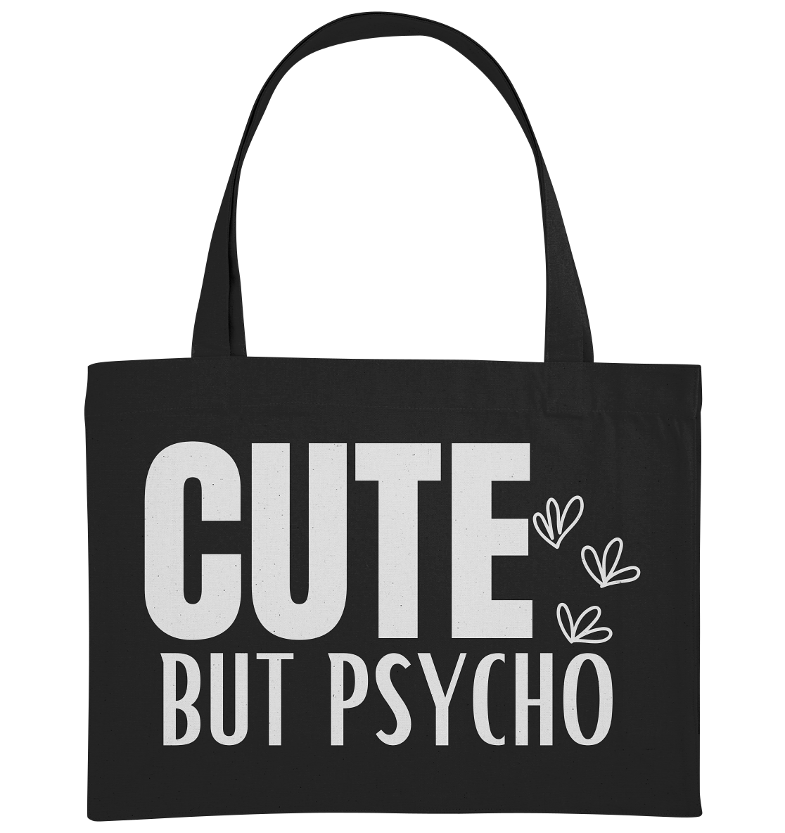 Cute but Psycho - Organic Shopping-Bag