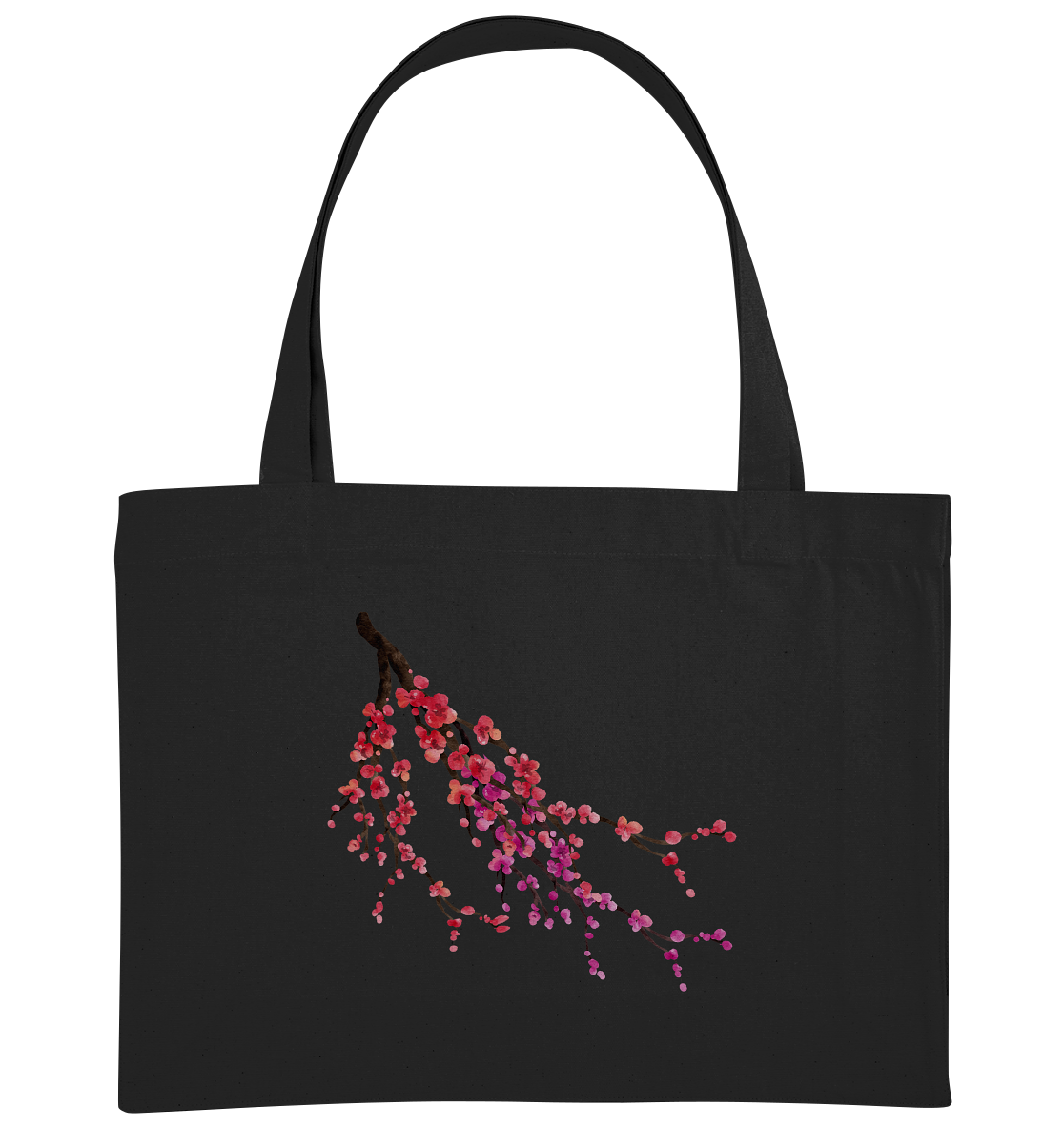 Blume Knospe Rot - Organic Shopping-Bag