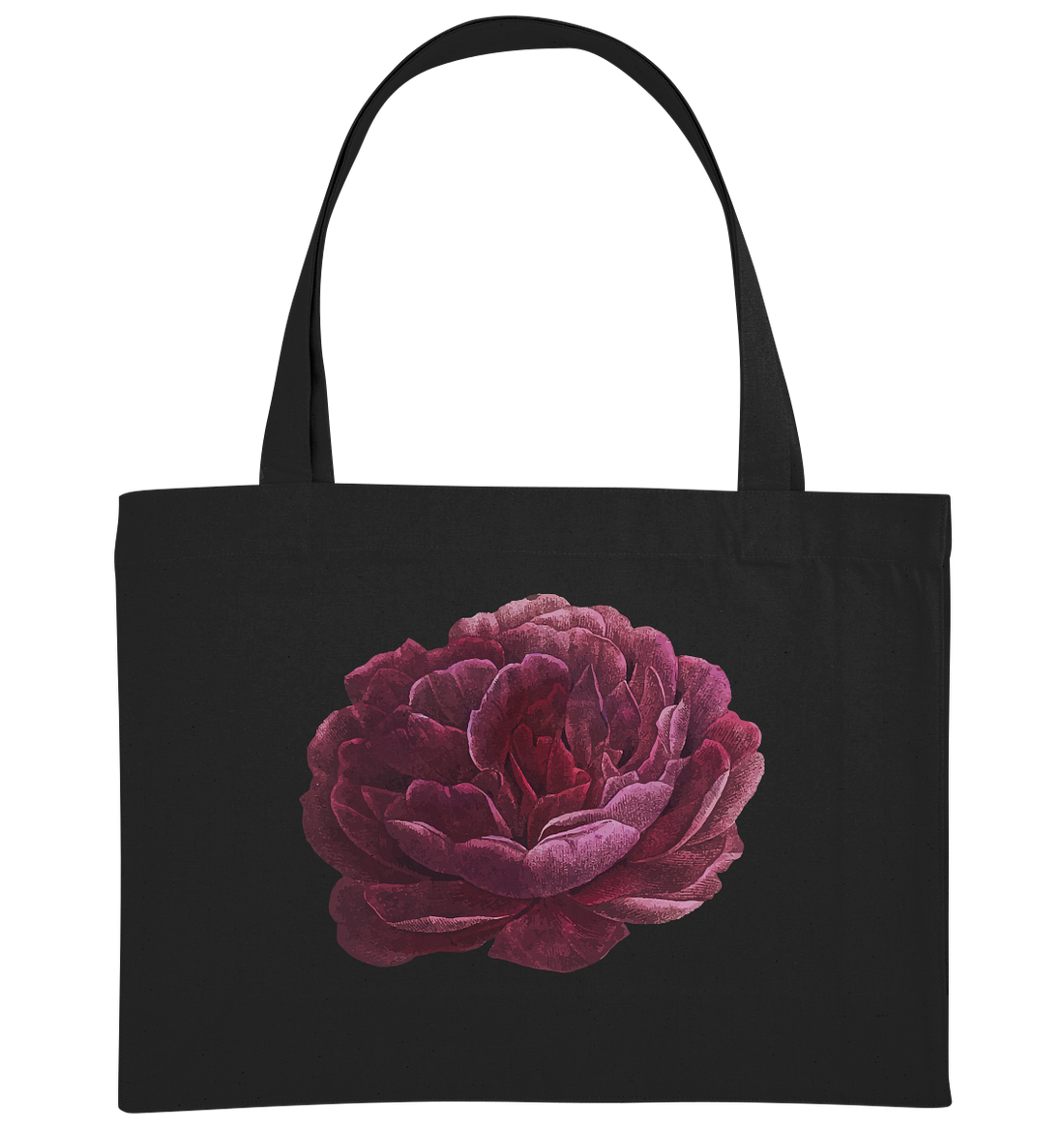 One Pink Flower - Organic Shopping-Bag