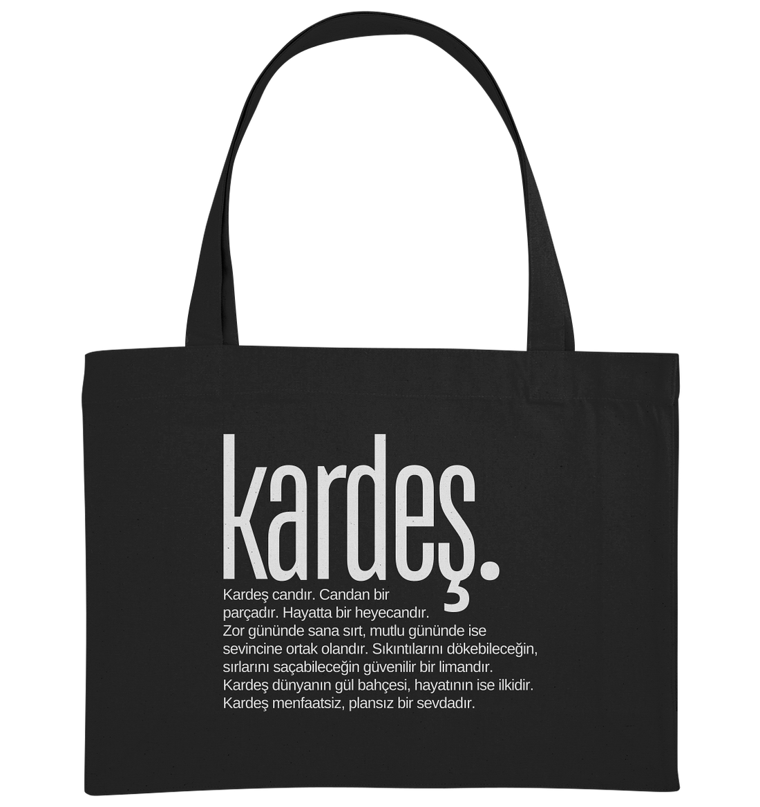 kardeş. - Organic Shopping-Bag