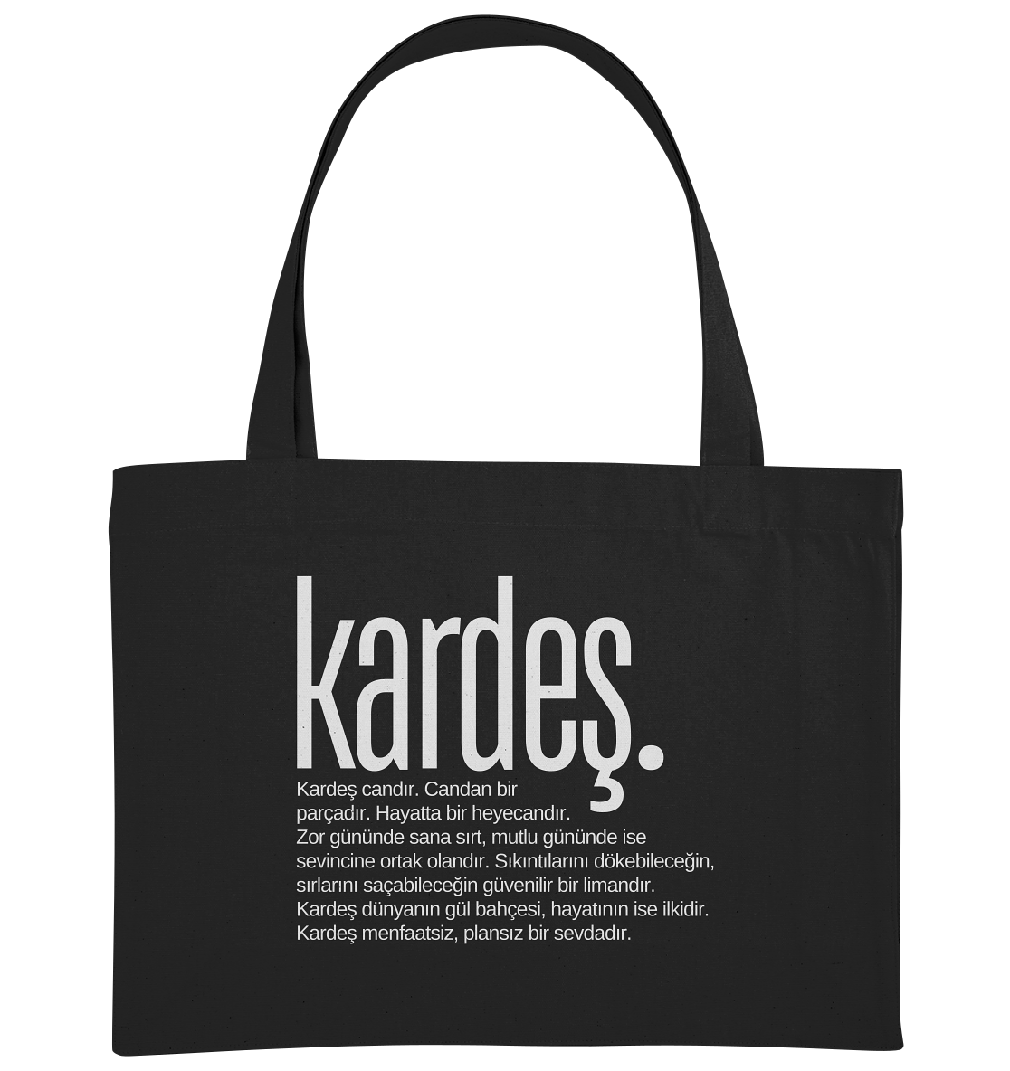 kardeş. - Organic Shopping-Bag