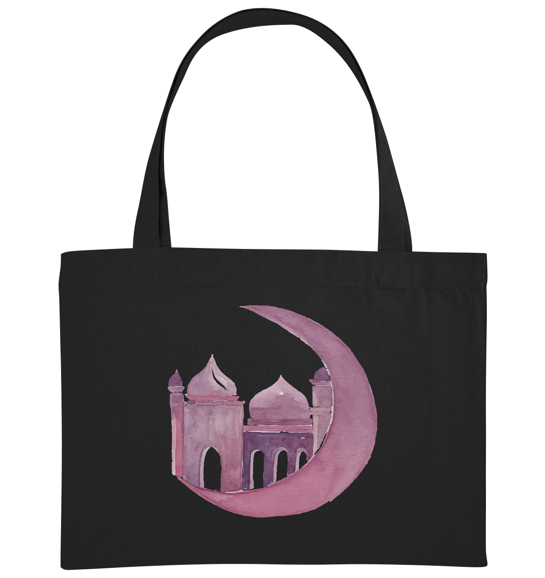 Islamic Watercolor Pink - Organic Shopping-Bag