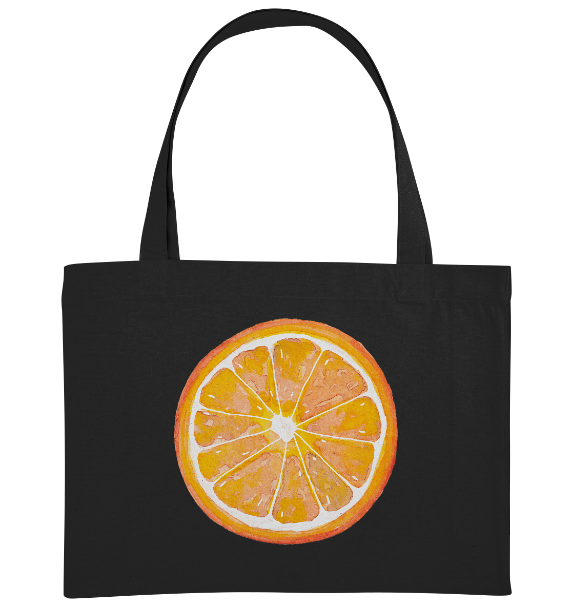 Orange Slice Watercolor - Organic Shopping-Bag