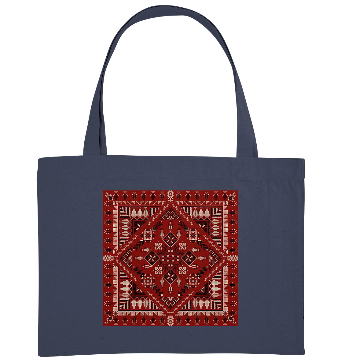 Red Pattern - Organic Shopping-Bag