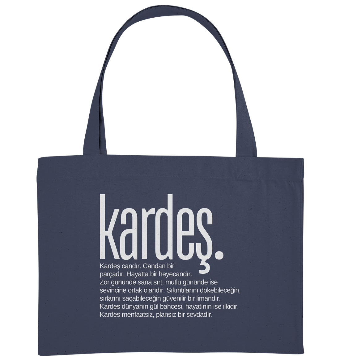 kardeş. - Organic Shopping-Bag