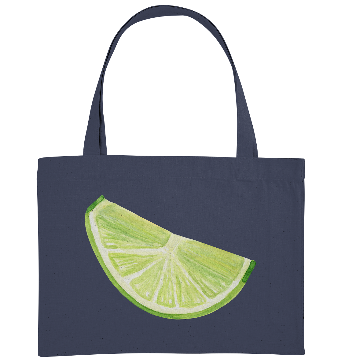 lime slice Watercolor - Organic Shopping-Bag