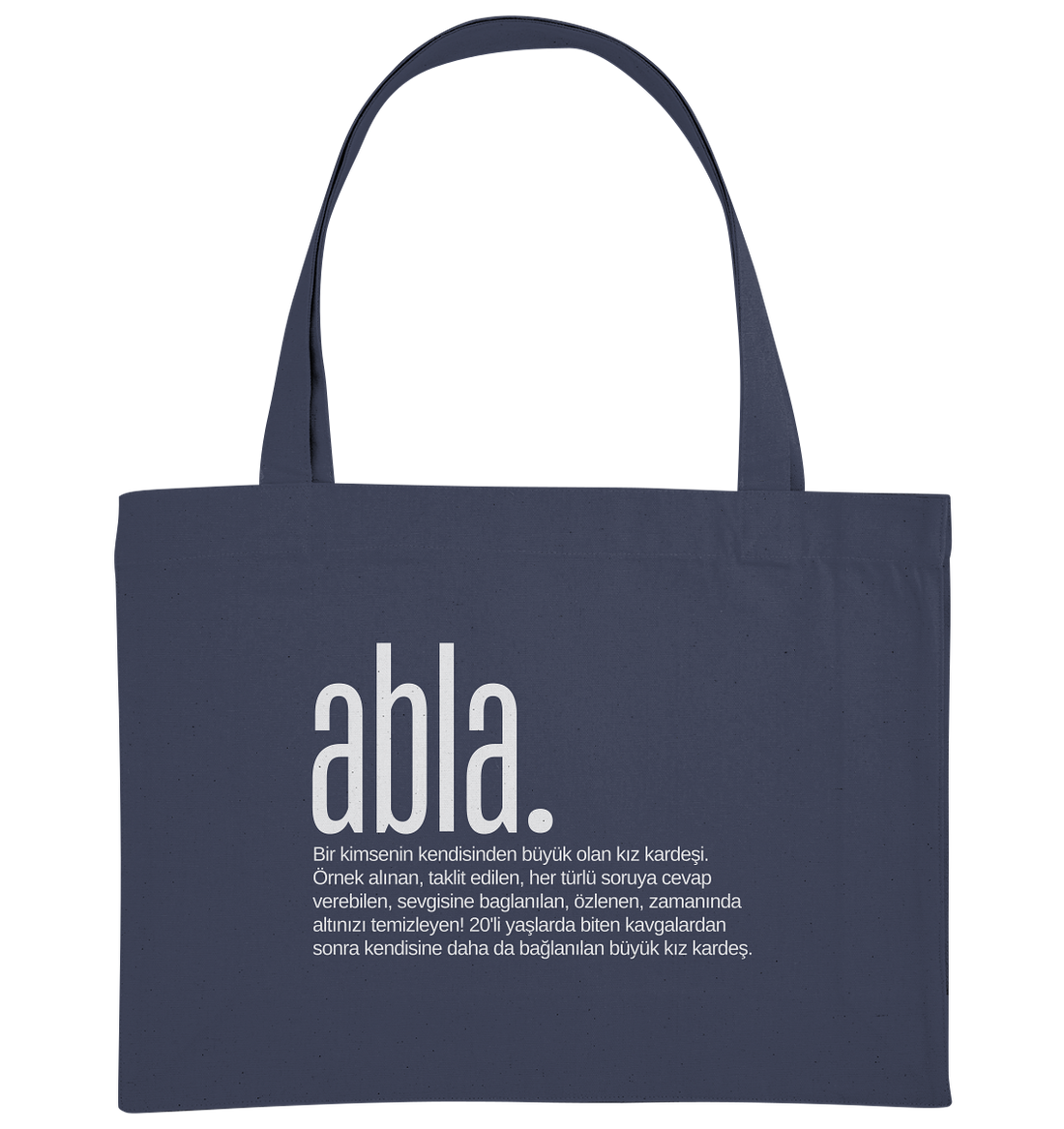 abla. - Organic Shopping-Bag