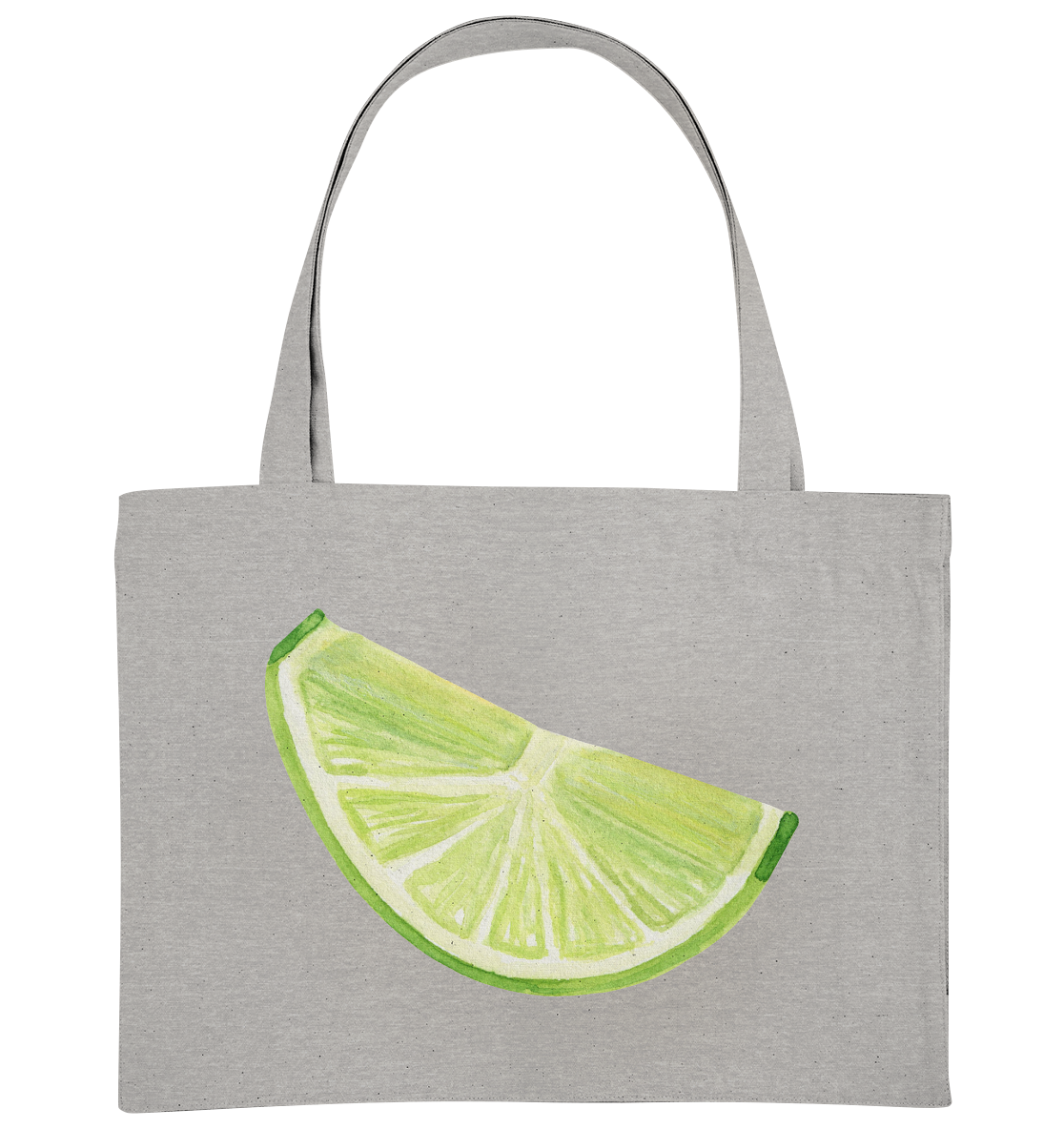 lime slice Watercolor - Organic Shopping-Bag