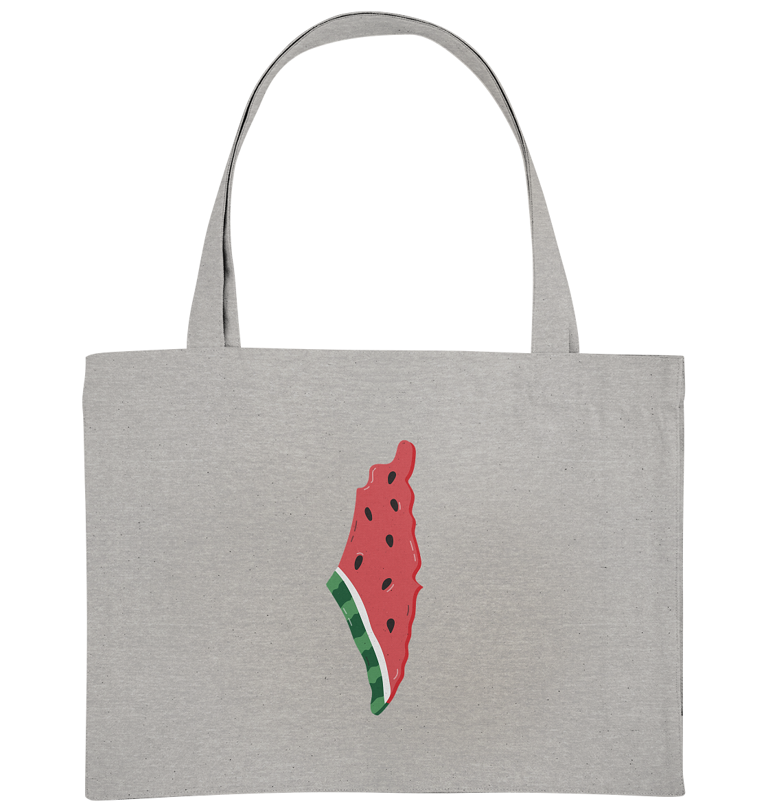 Palestine watermelon flag - Organic Shopping-Bag