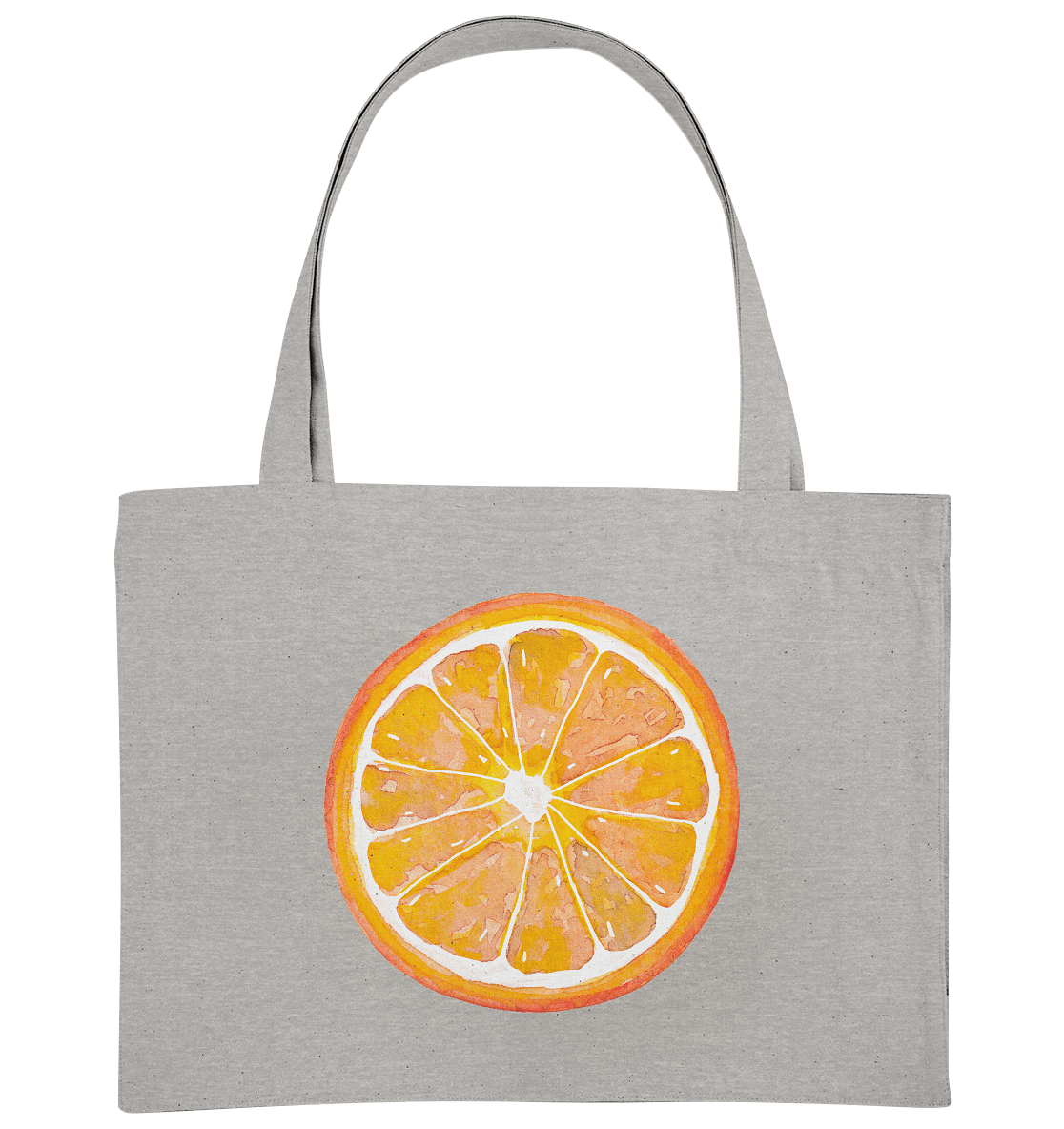 Orange Slice Watercolor - Organic Shopping-Bag