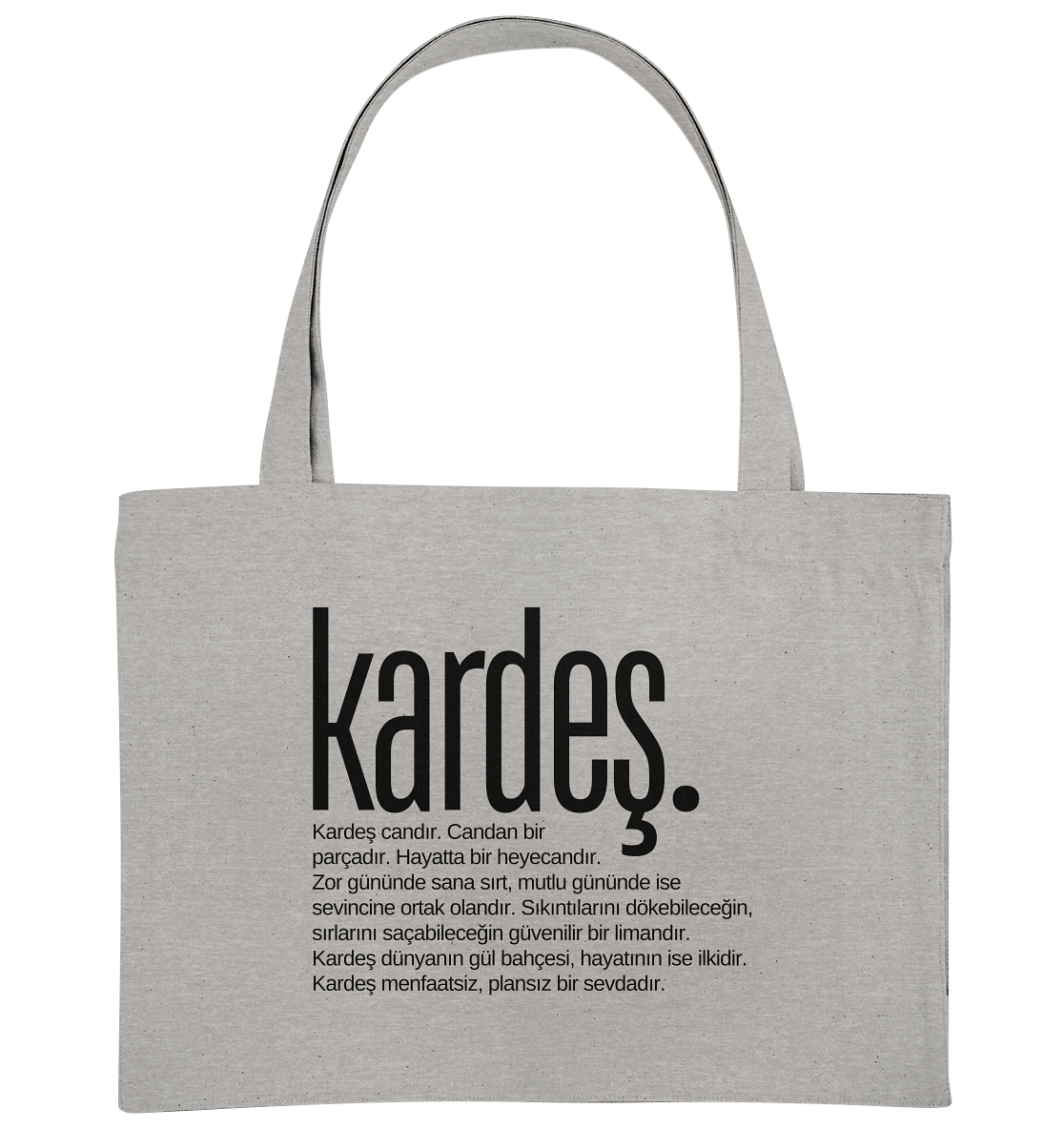 kardeş. - Organic Shopping-Bag