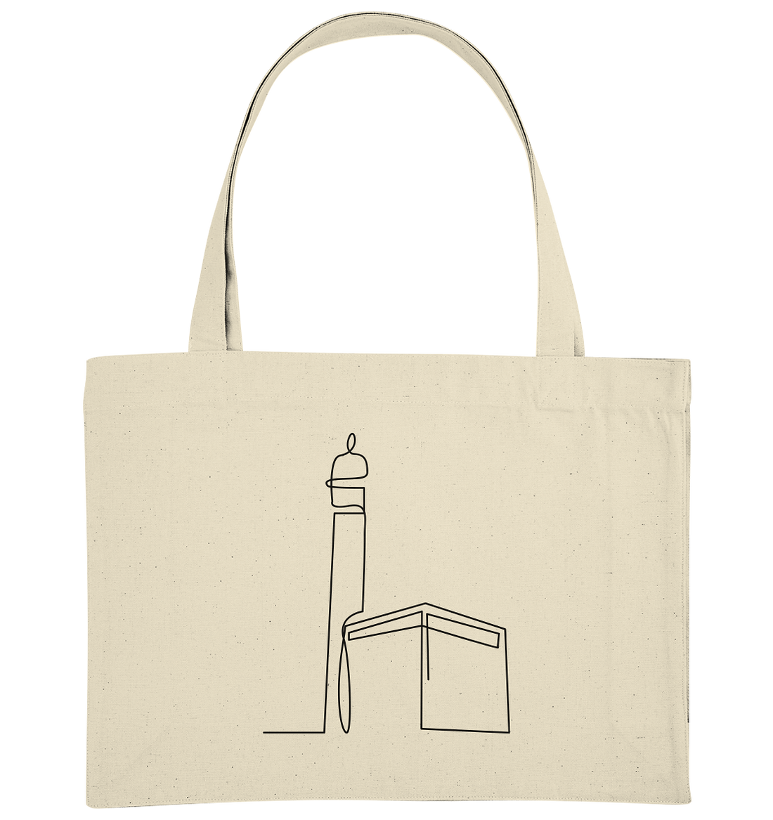 Minaret and Mecca Structure - Organic Shopping-Bag