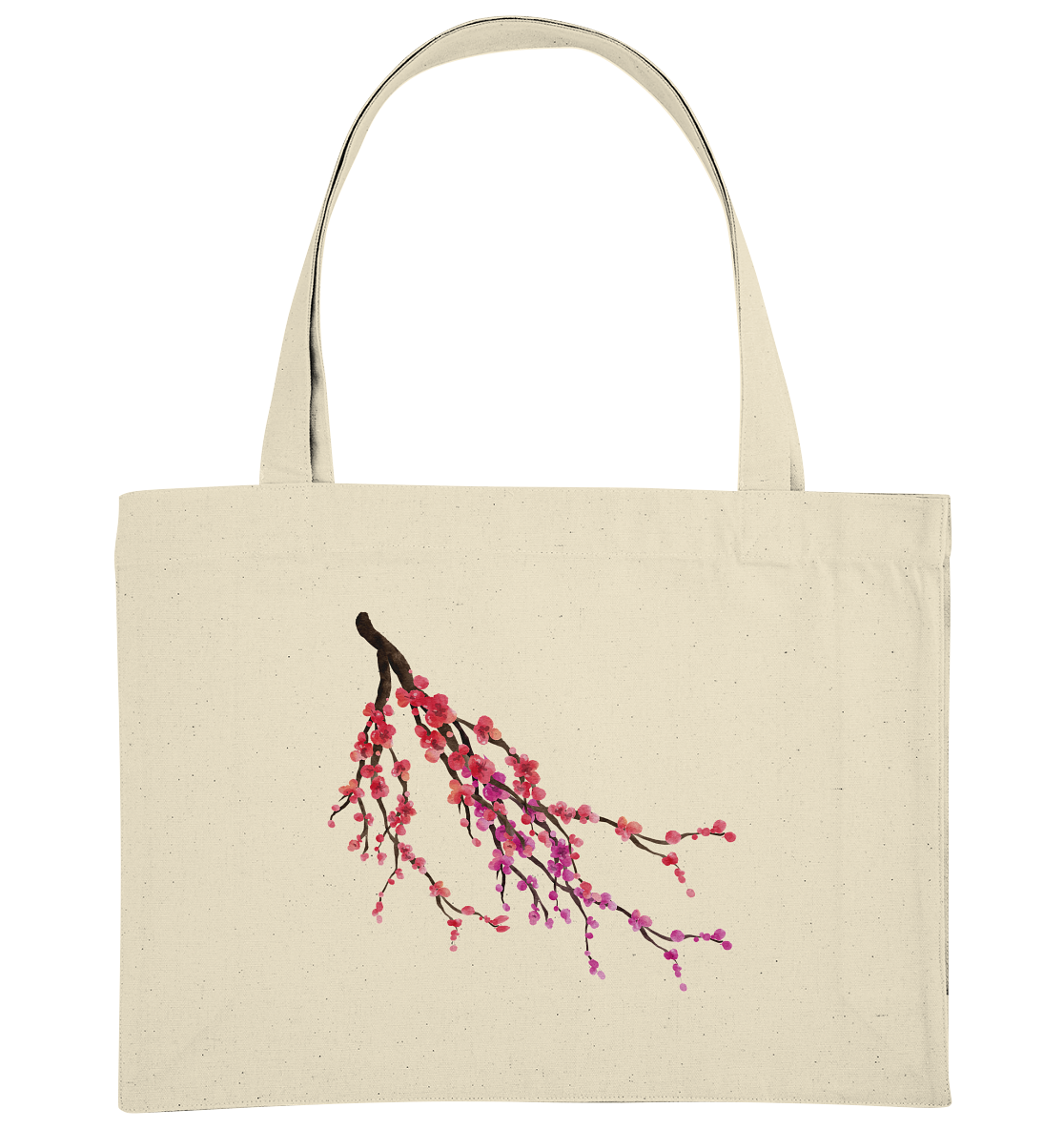 Blume Knospe Rot - Organic Shopping-Bag