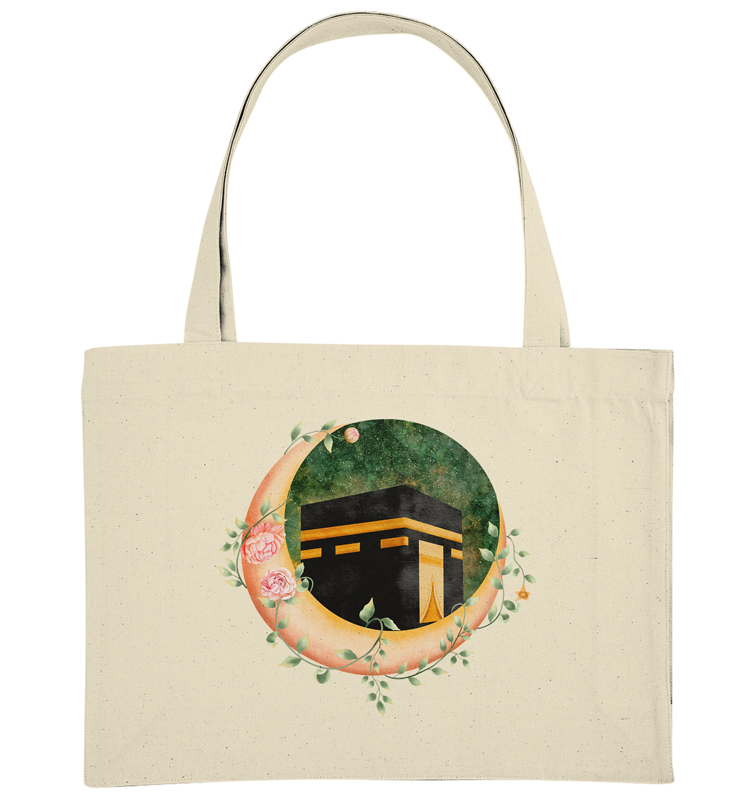 Kaaba Floral Moon - Organic Shopping-Bag