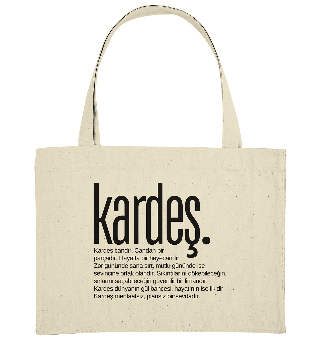 kardeş. - Organic Shopping-Bag