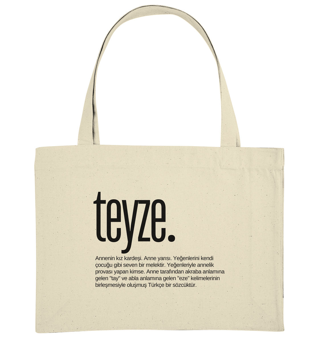 teyze. - Organic Shopping-Bag