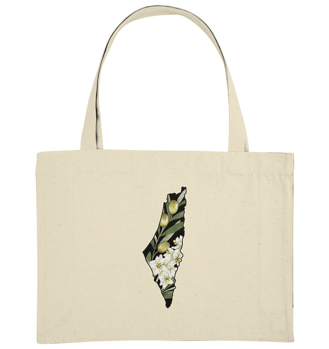 Palestine Olive flag - Organic Shopping-Bag