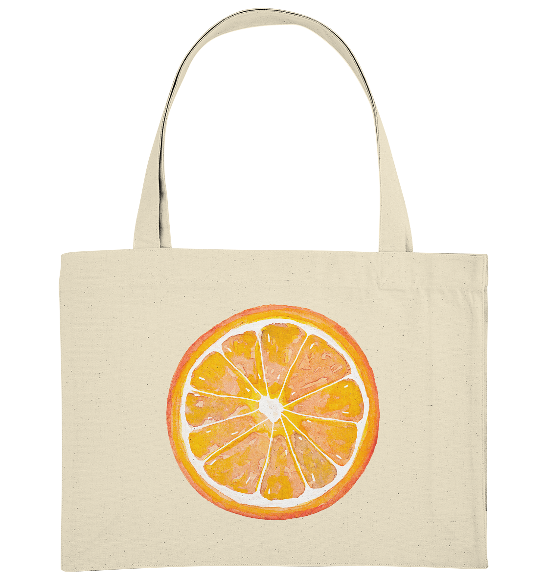 Orange Slice Watercolor - Organic Shopping-Bag