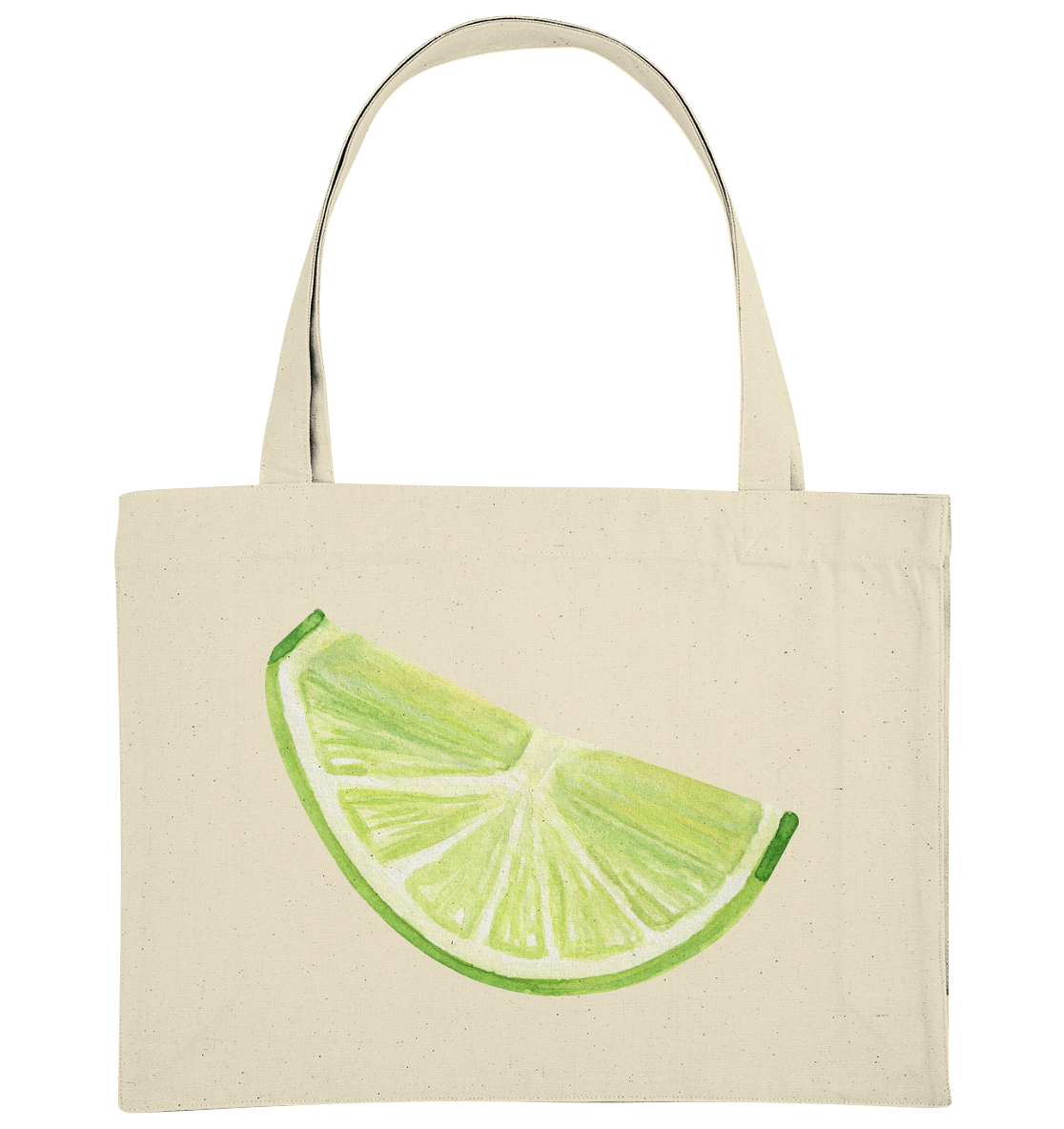 lime slice Watercolor - Organic Shopping-Bag