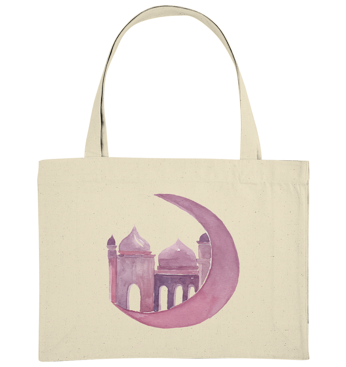 Islamic Watercolor Pink - Organic Shopping-Bag