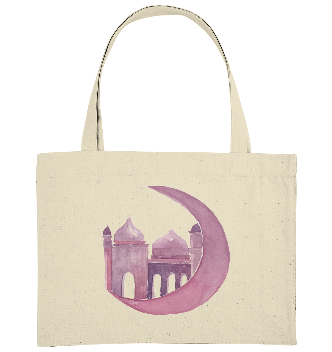 Islamic Watercolor Pink - Organic Shopping-Bag