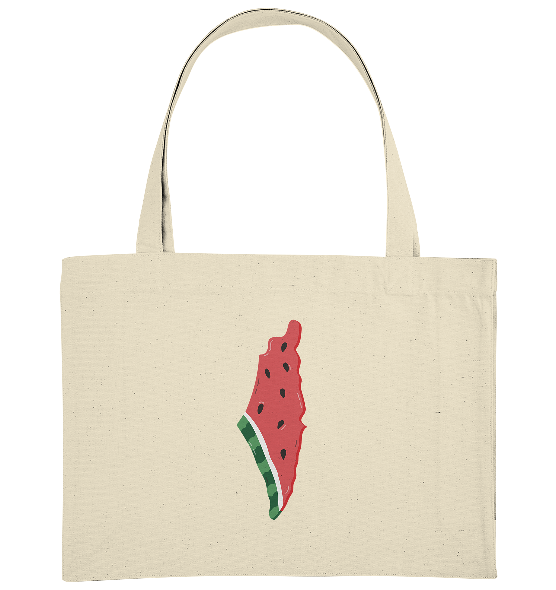 Palestine watermelon flag - Organic Shopping-Bag