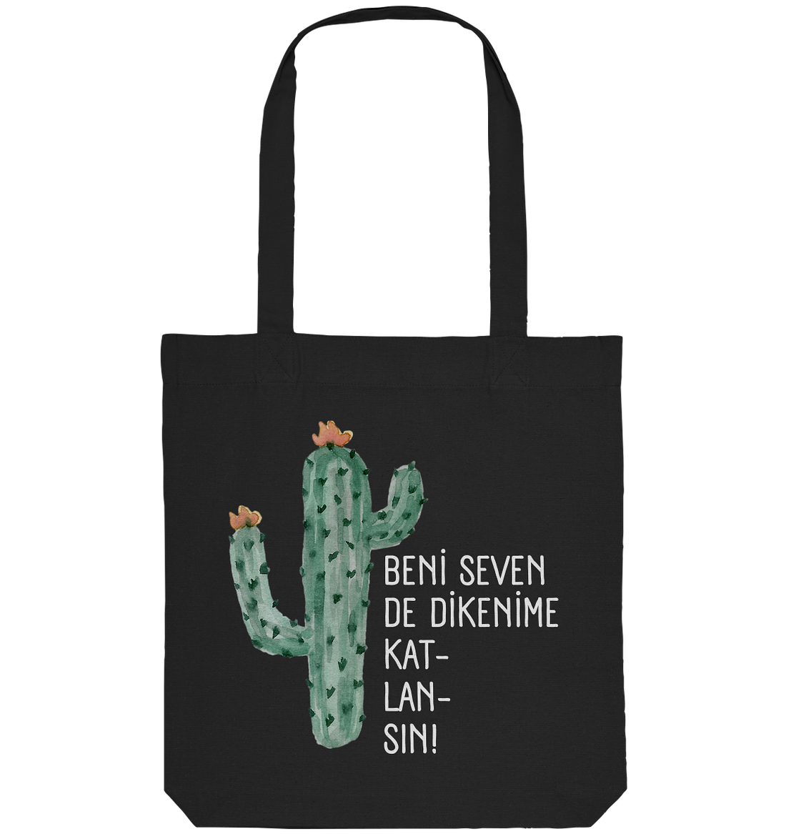 BENİ SEVEN DE DİKENİME KAT- LAN- SIN! - Organic Tote-Bag