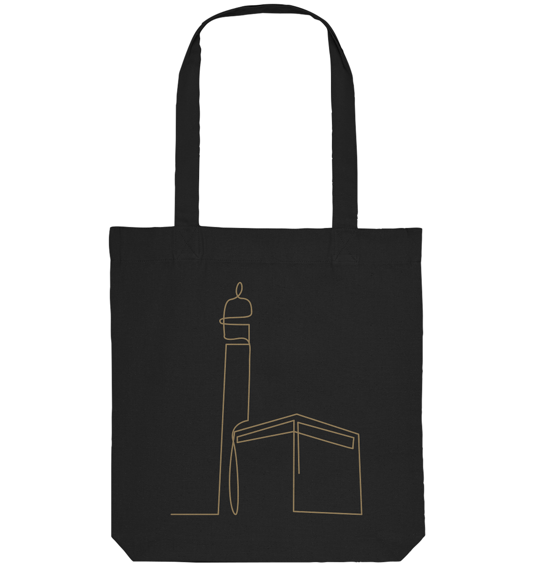 Minaret and Mecca Structure - Organic Tote-Bag