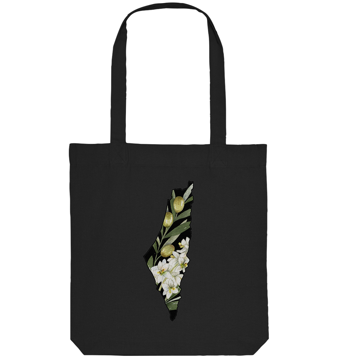 Palestine Olive flag - Organic Tote-Bag