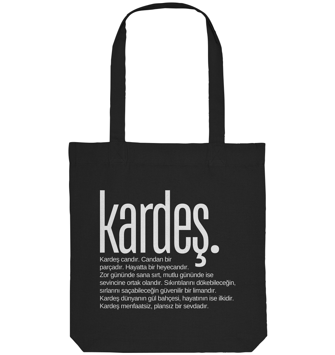 kardeş. - Organic Tote-Bag