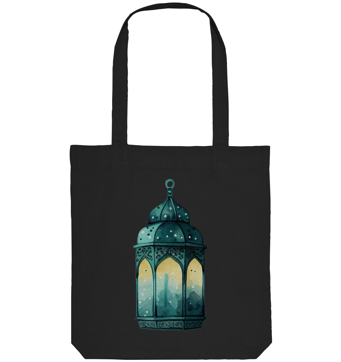 Ramadan Lantern Green - Organic Tote-Bag