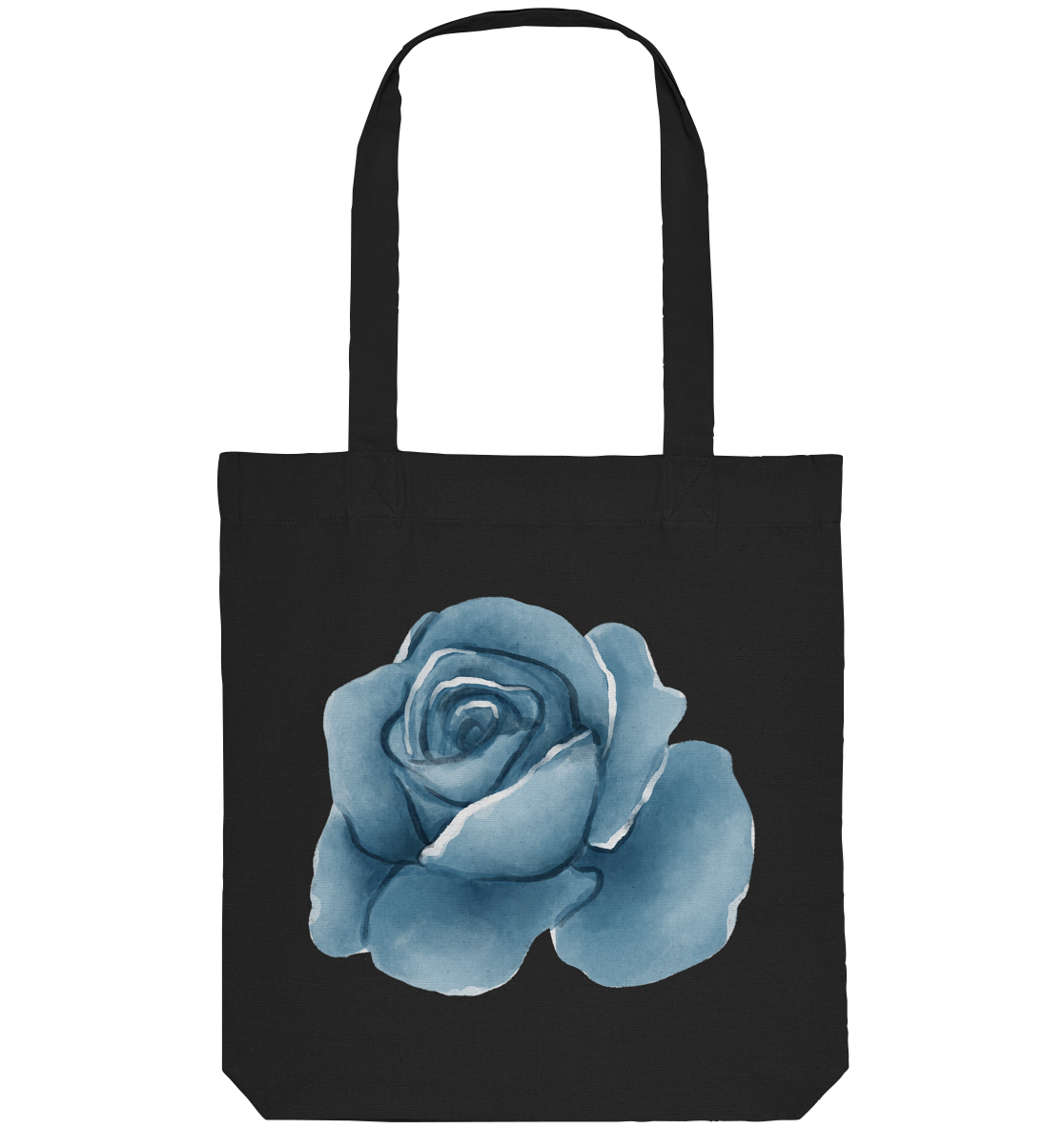 Watercolor Flower blue - Organic Tote-Bag