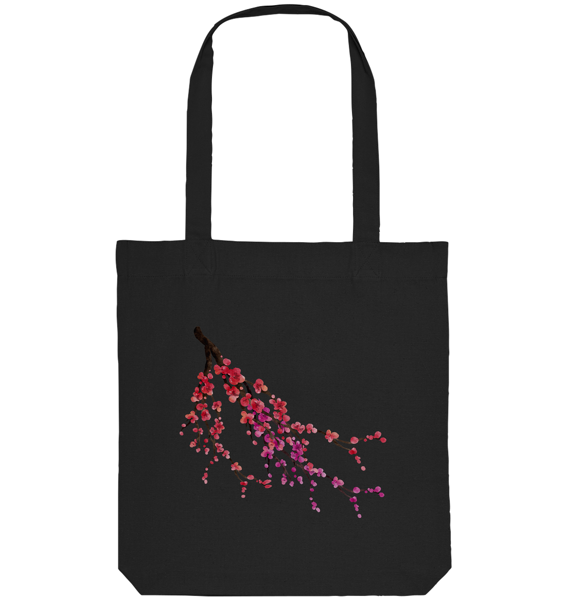 Blume Knospe Rot - Organic Tote-Bag