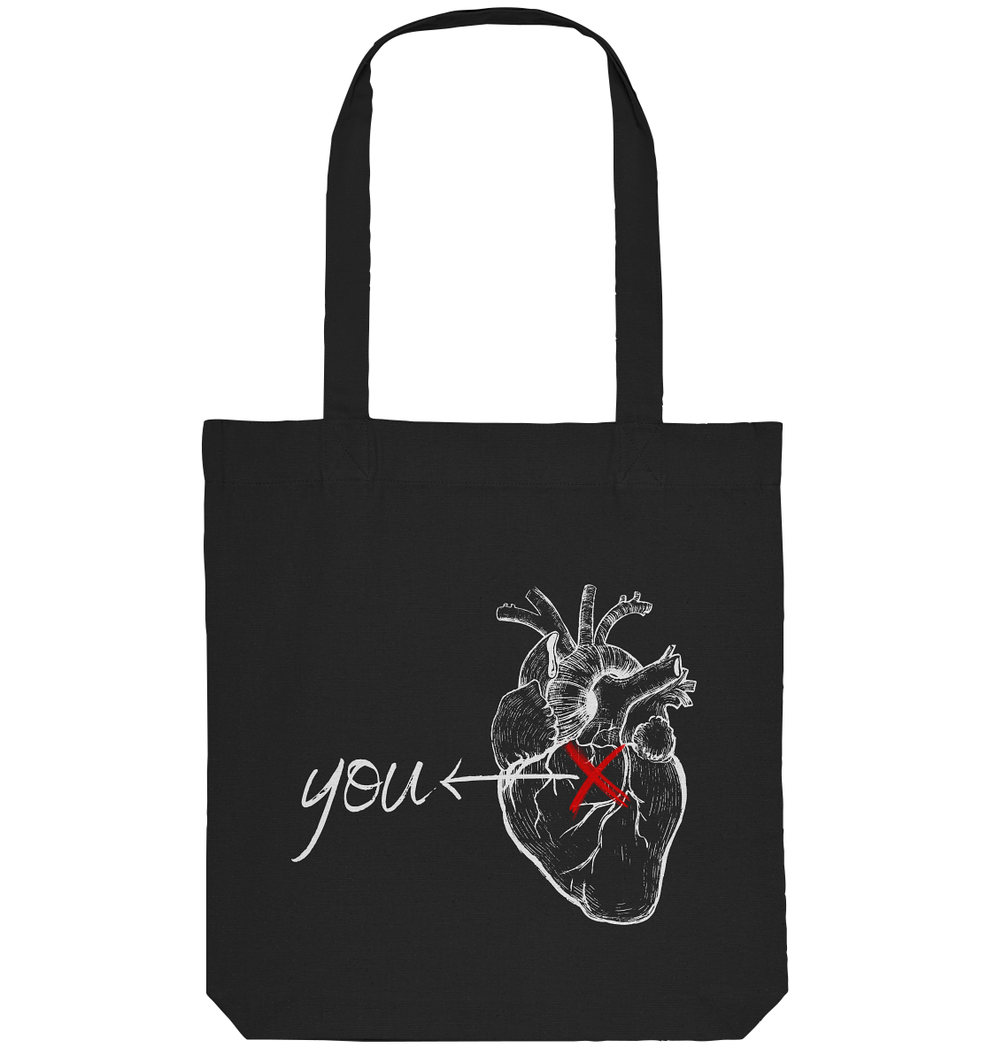 You - Heart - Organic Tote-Bag